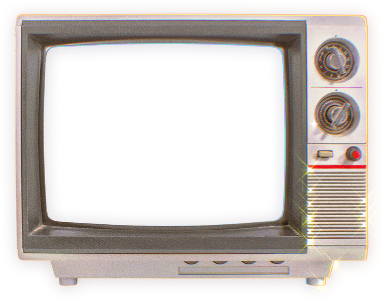 氛围感背景相框-复古电视机相框